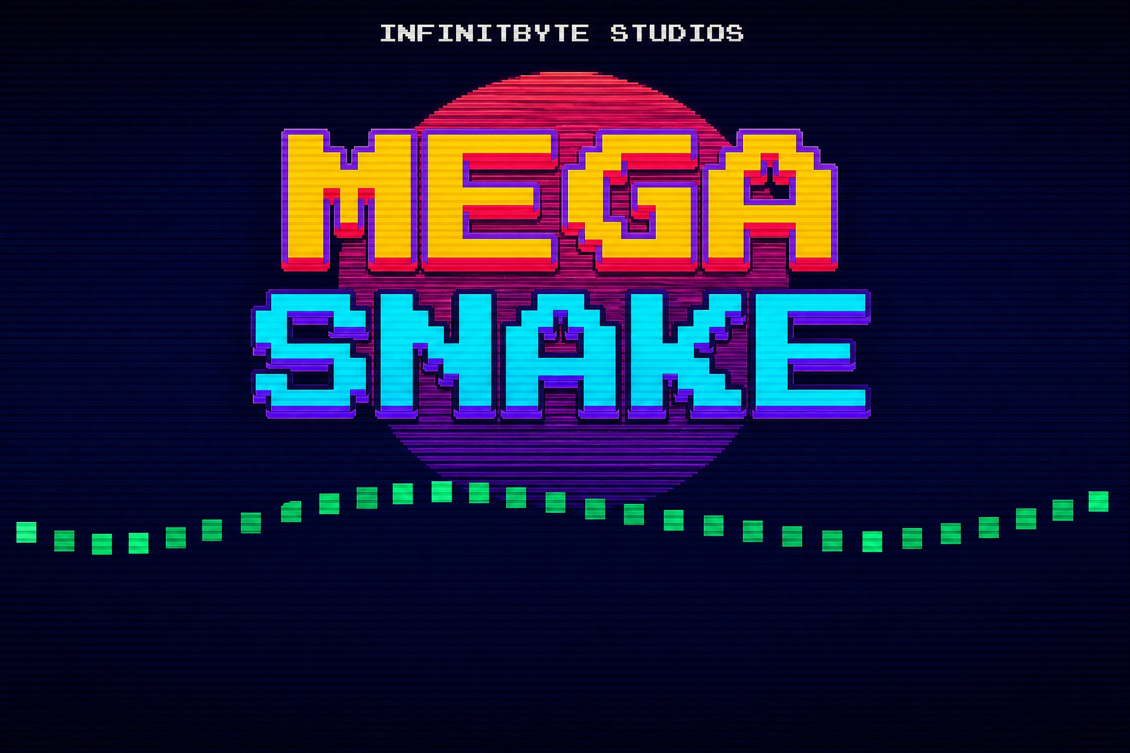 Mega Snake: 16-Bit Edition - retro arcade snake game by InfinitByte Studios